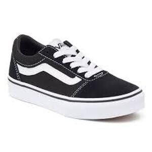 Vans Ward Low Kids' Shoes Black Size 5 GUC